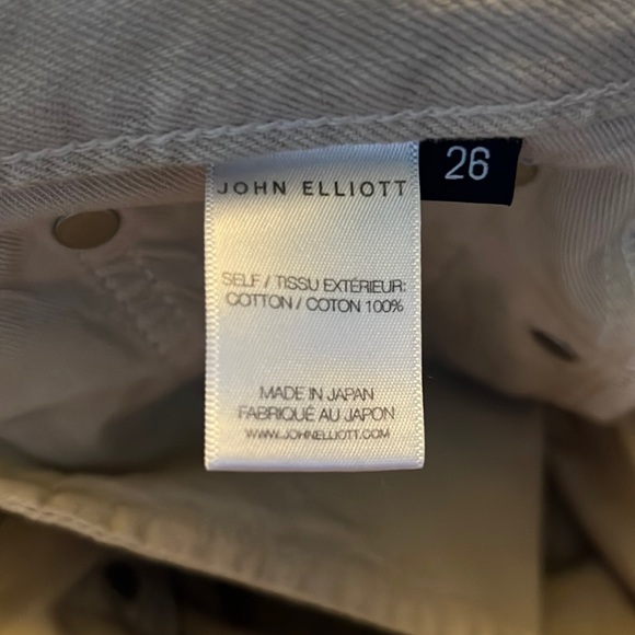 John Elliott Straight Leg Crop Jeans *  Volcano Dye - Picture 4 of 4